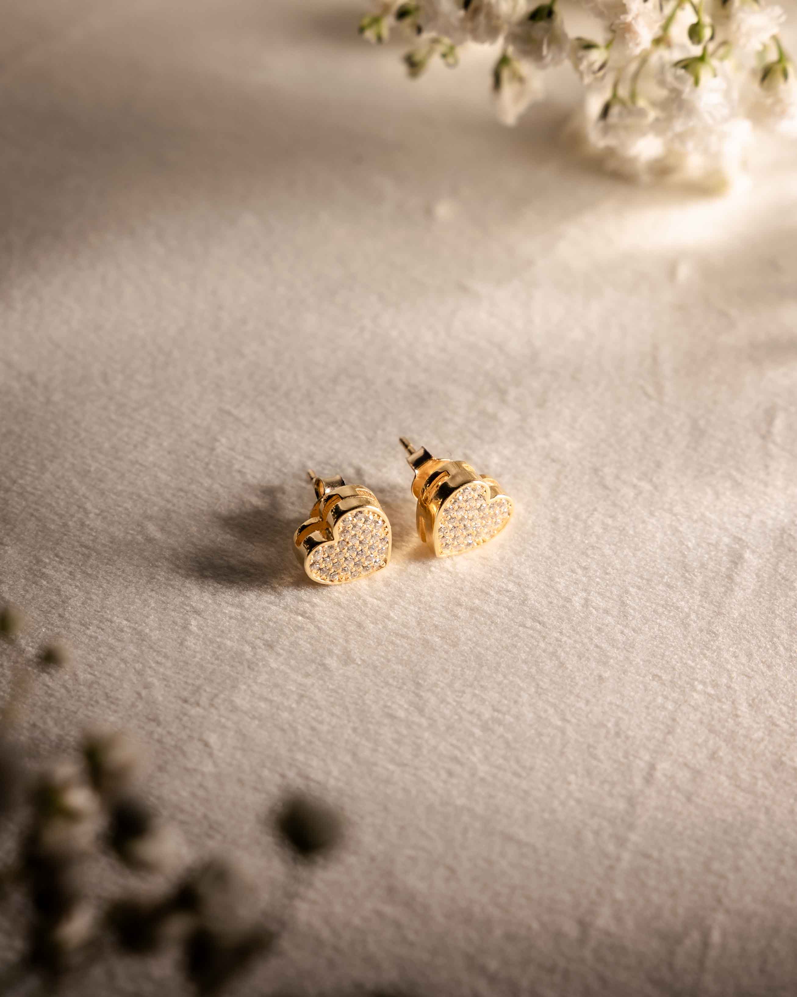 ORECCHINI LINEA HEART ORO IN ARGENTO 925 E ZIRCONI