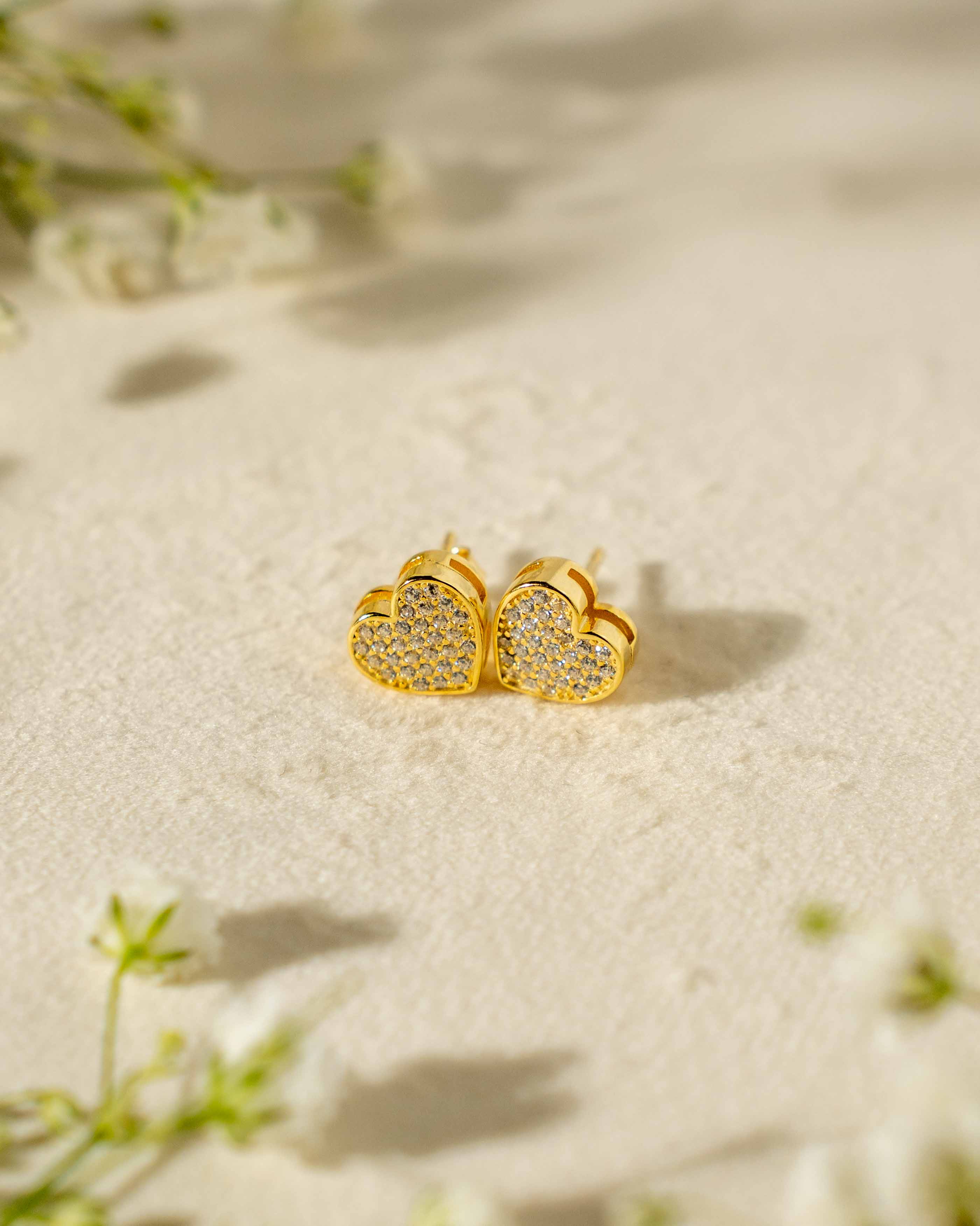 ORECCHINI LINEA HEART ORO IN ARGENTO 925 E ZIRCONI