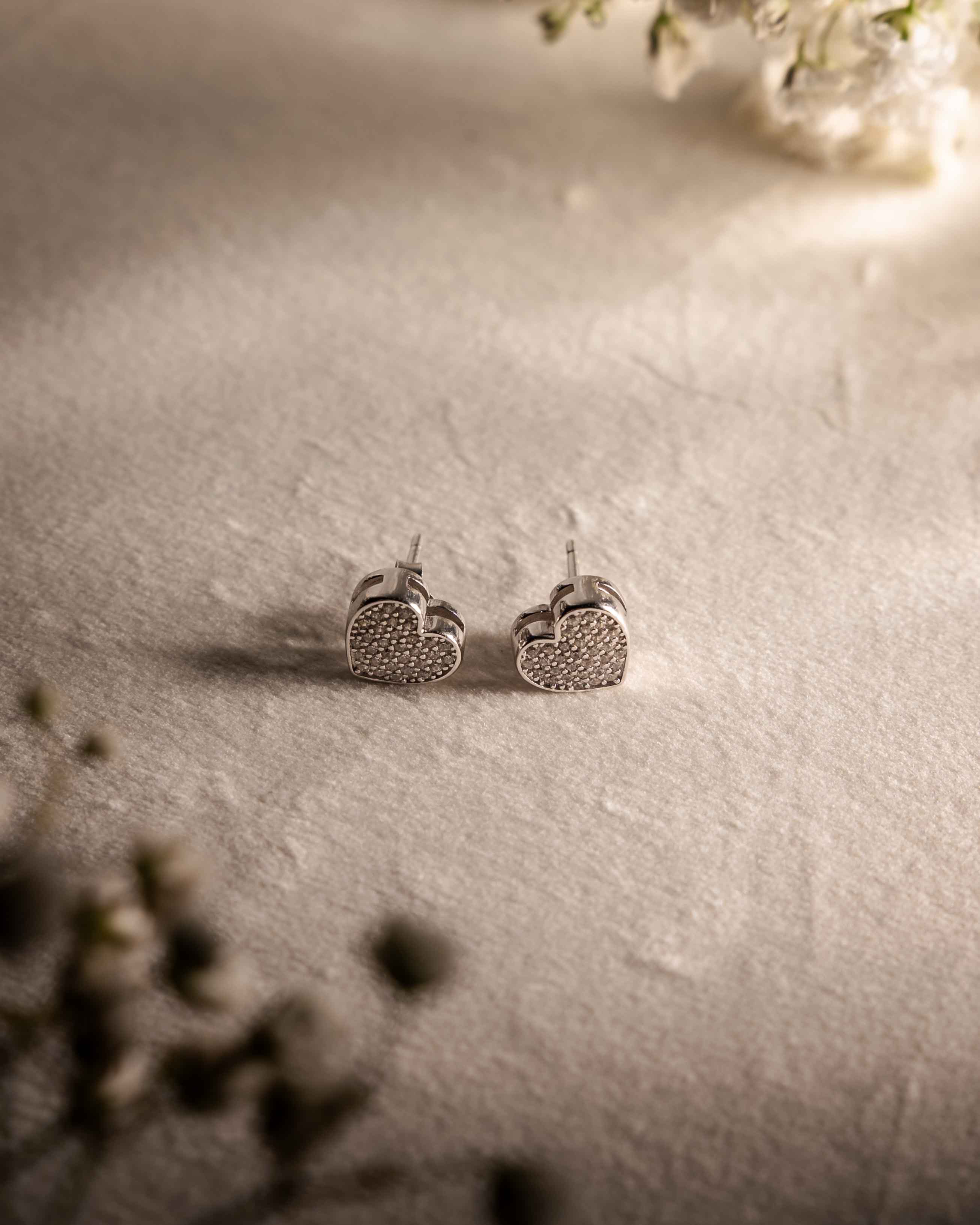 ORECCHINI LINEA HEART IN ARGENTO 925 E ZIRCONI