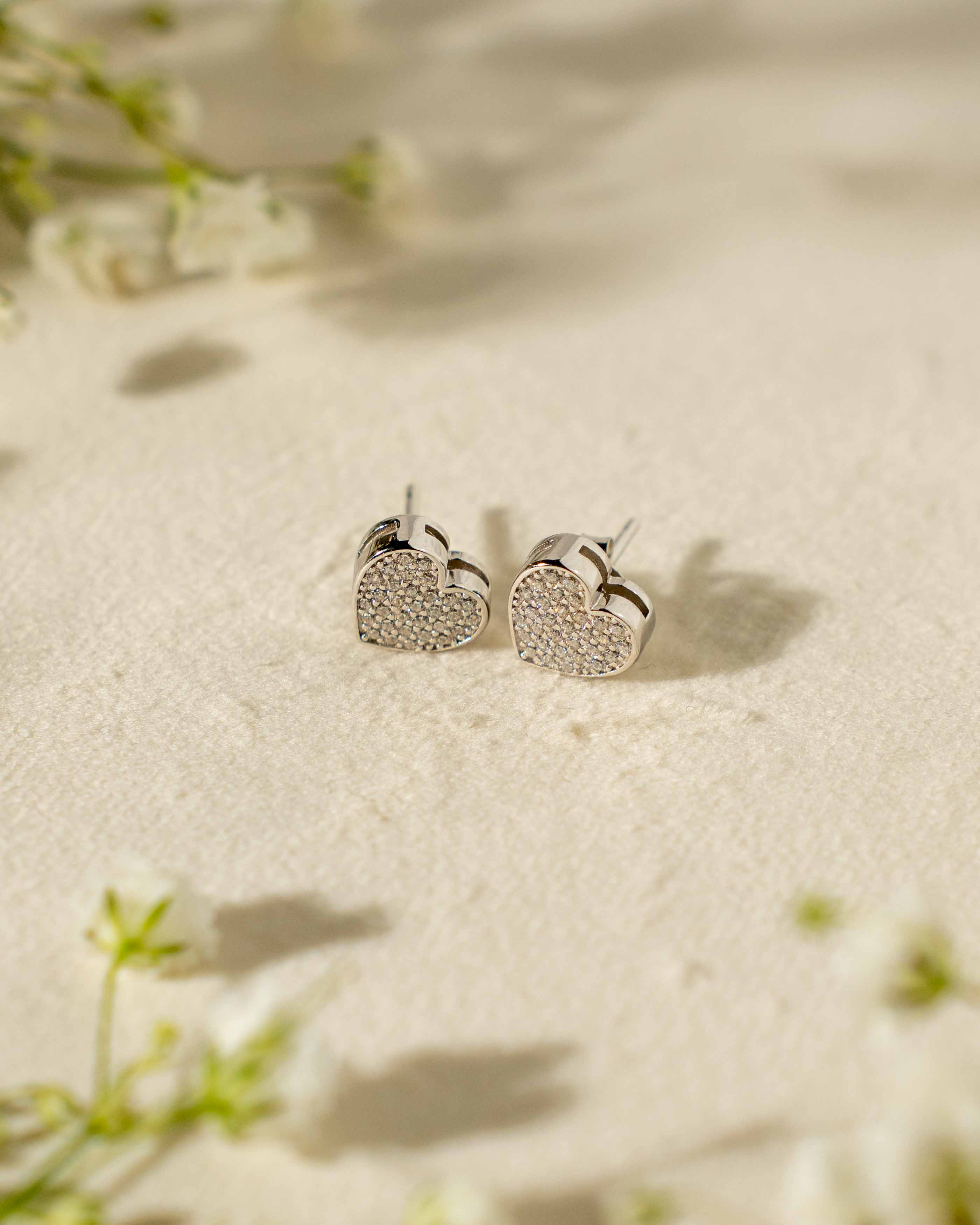 ORECCHINI LINEA HEART IN ARGENTO 925 E ZIRCONI