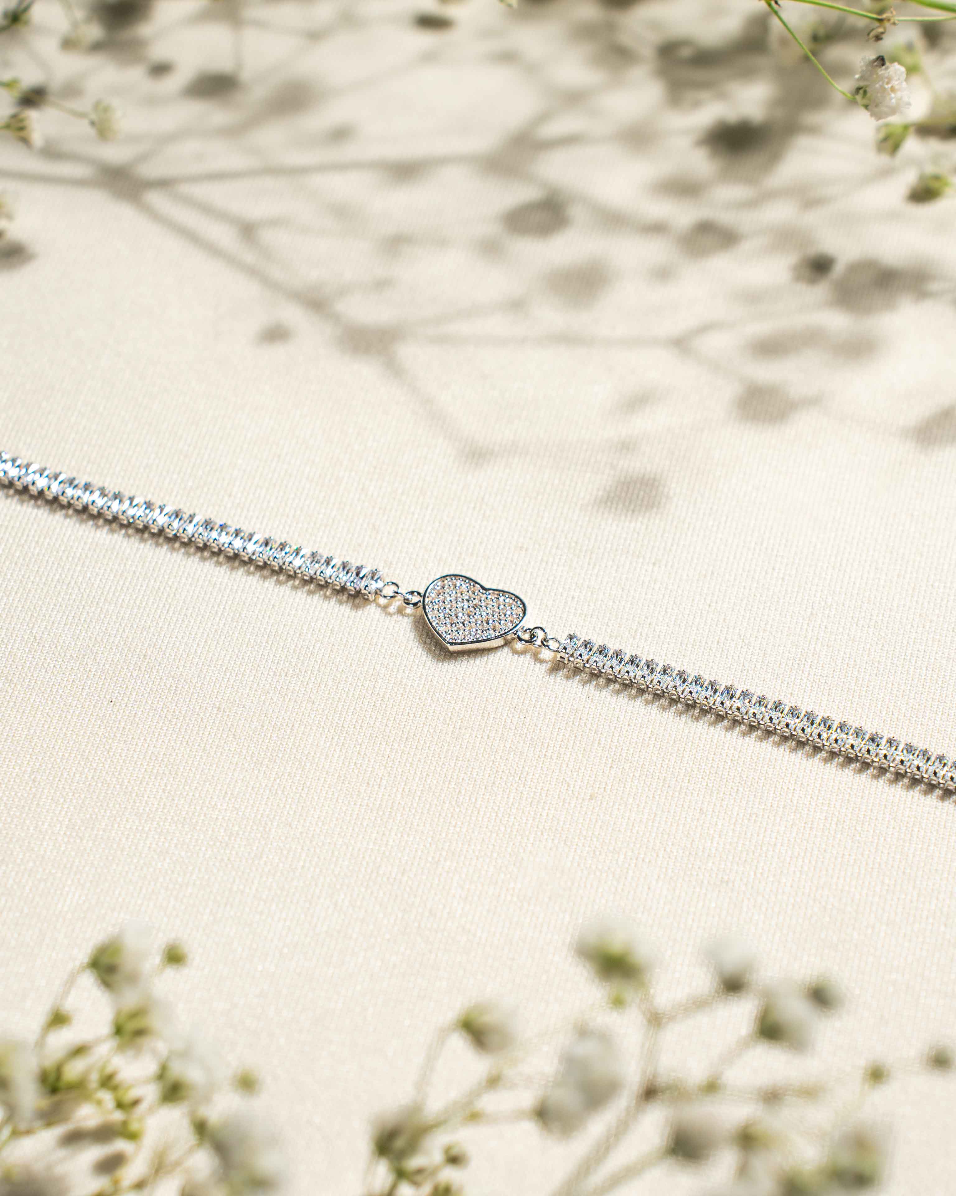 BRACCIALE GRACE ZIRCONI BAGUETTE BIANCO IN ARGENTO 925