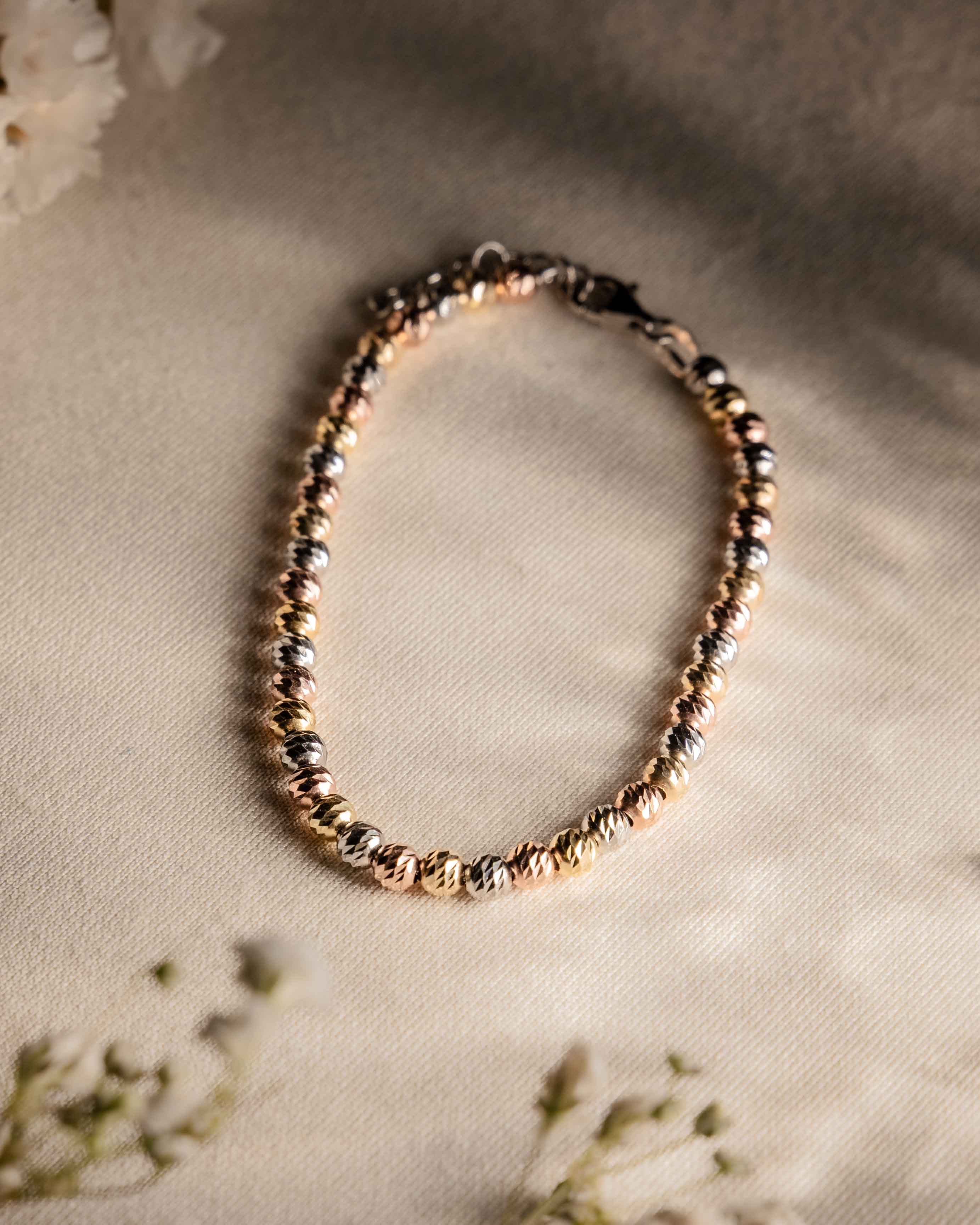 BRACCIALE SPLIT MULTICOLOR IN ARGENTO 925 DIAM.1,5MM