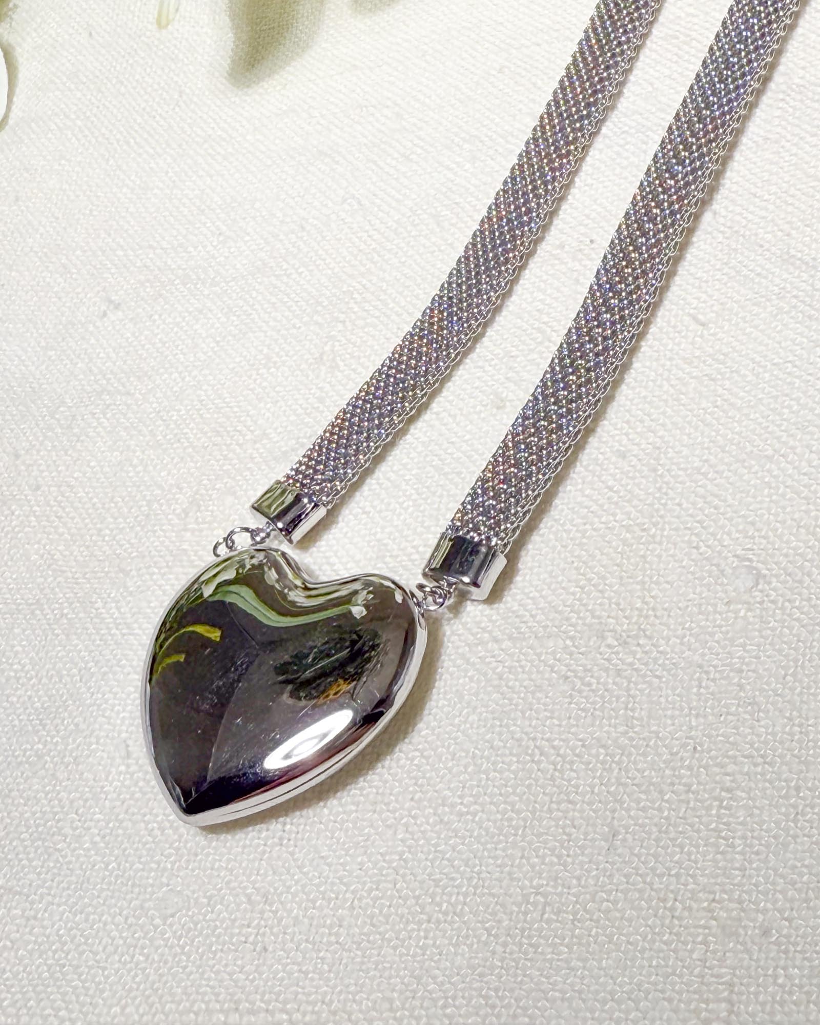 COLLANA INOX LOVE IN ACCIAIO 316L