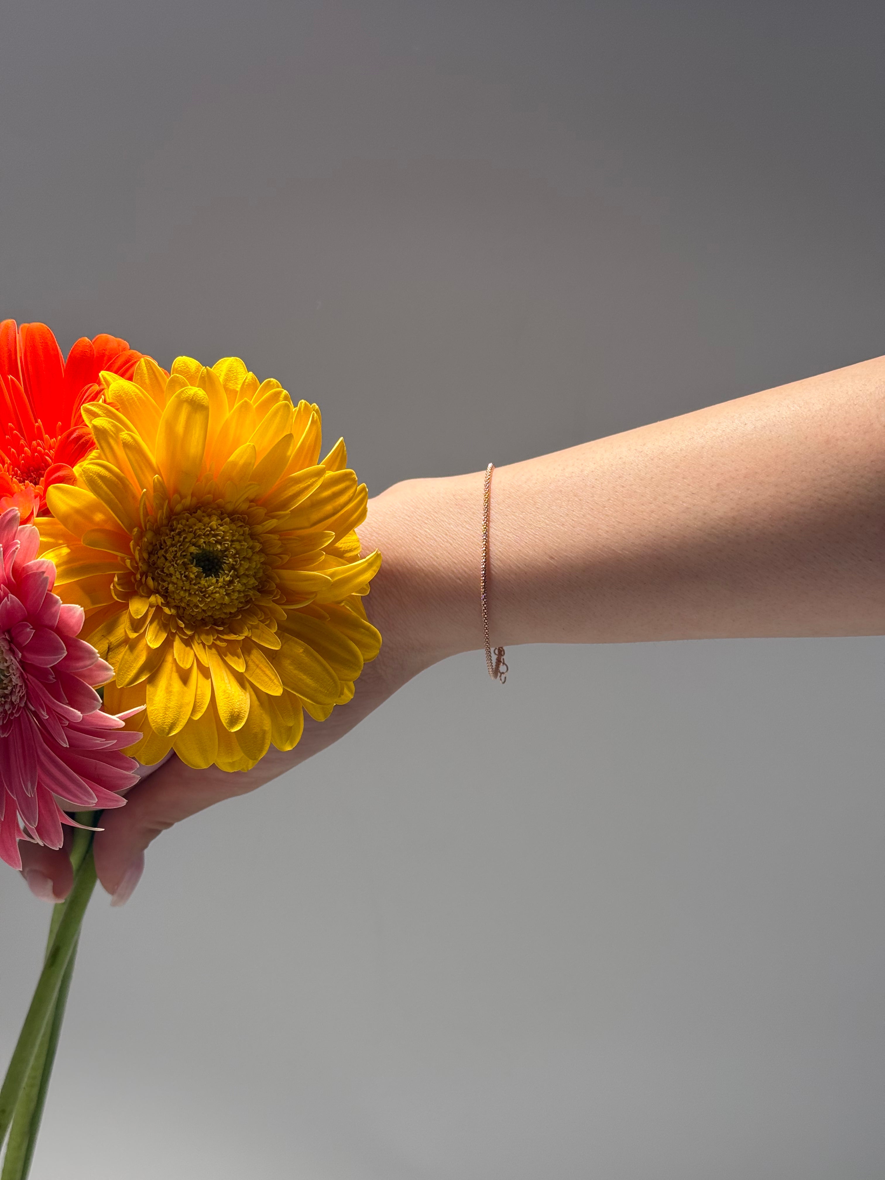 BRACCIALE FOPE ORO ROSA IN ARGENTO 925