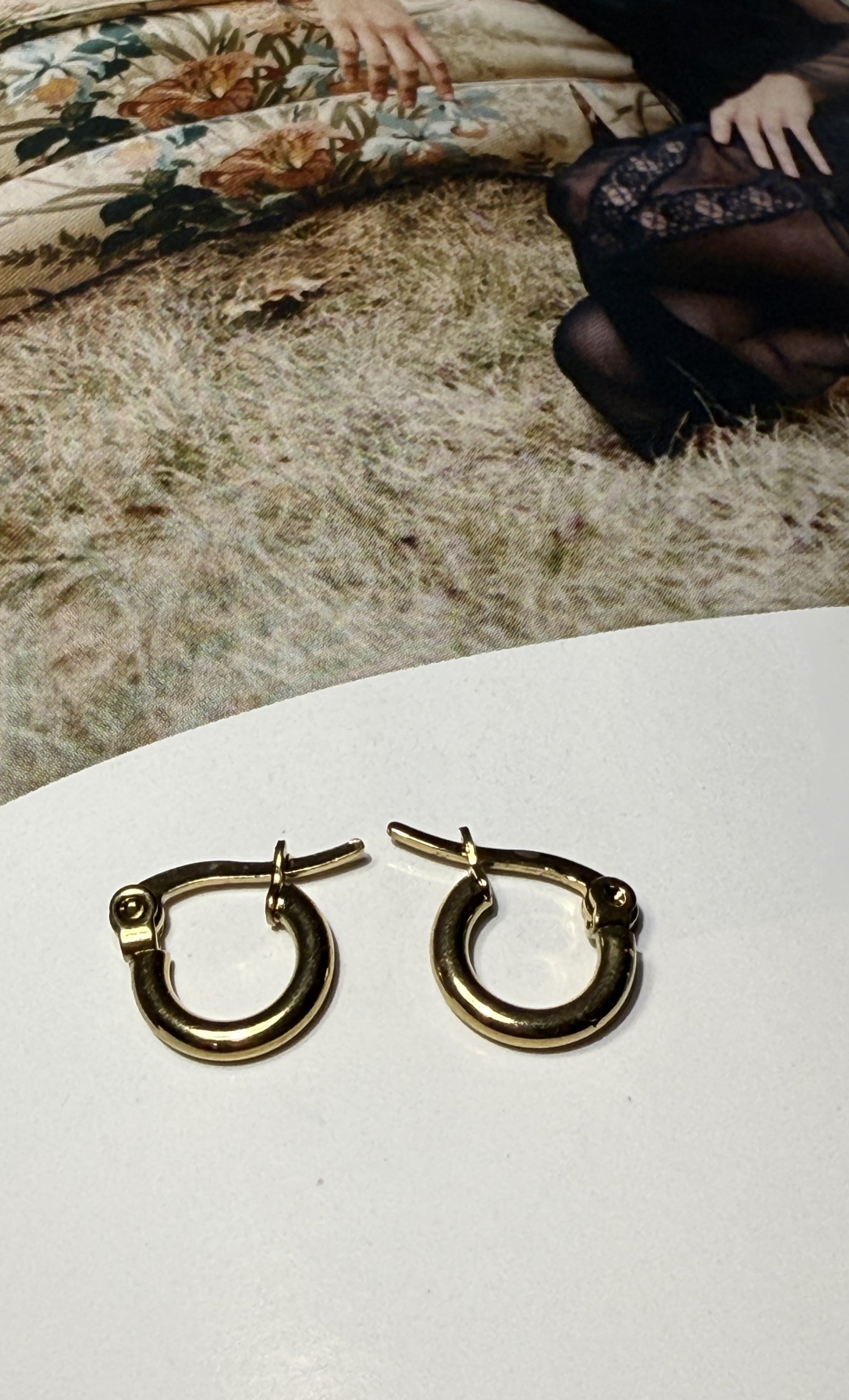 CERCHIETTO 2*10MM ACCIAO (NICKEL FREE) GOLD