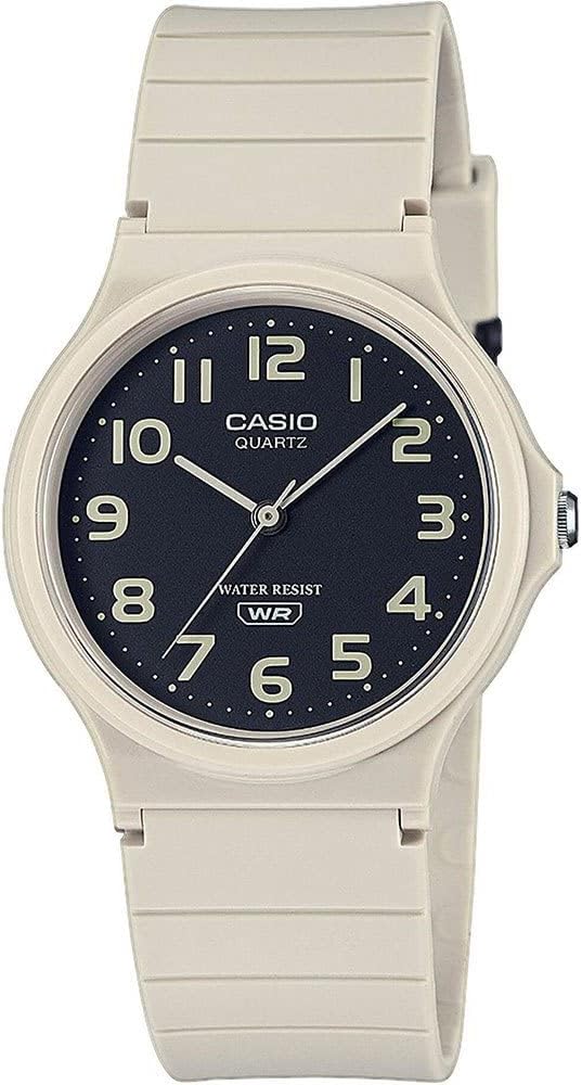 OROLOGIO CASIO MQ-24UC-8BDF CASUAL IN RESINA BIANCO DISPLAY ANALOGICO NERO
