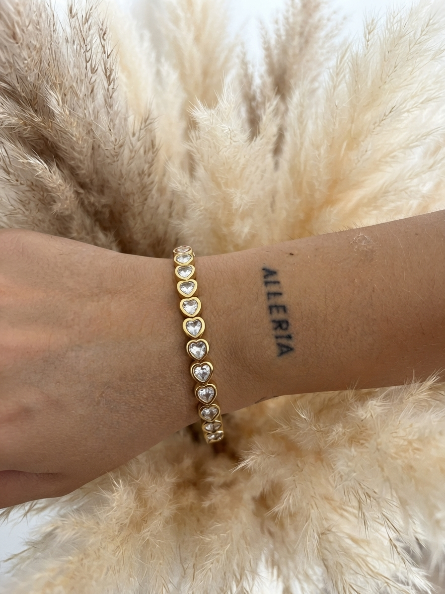 Bracciale Rigido Heart