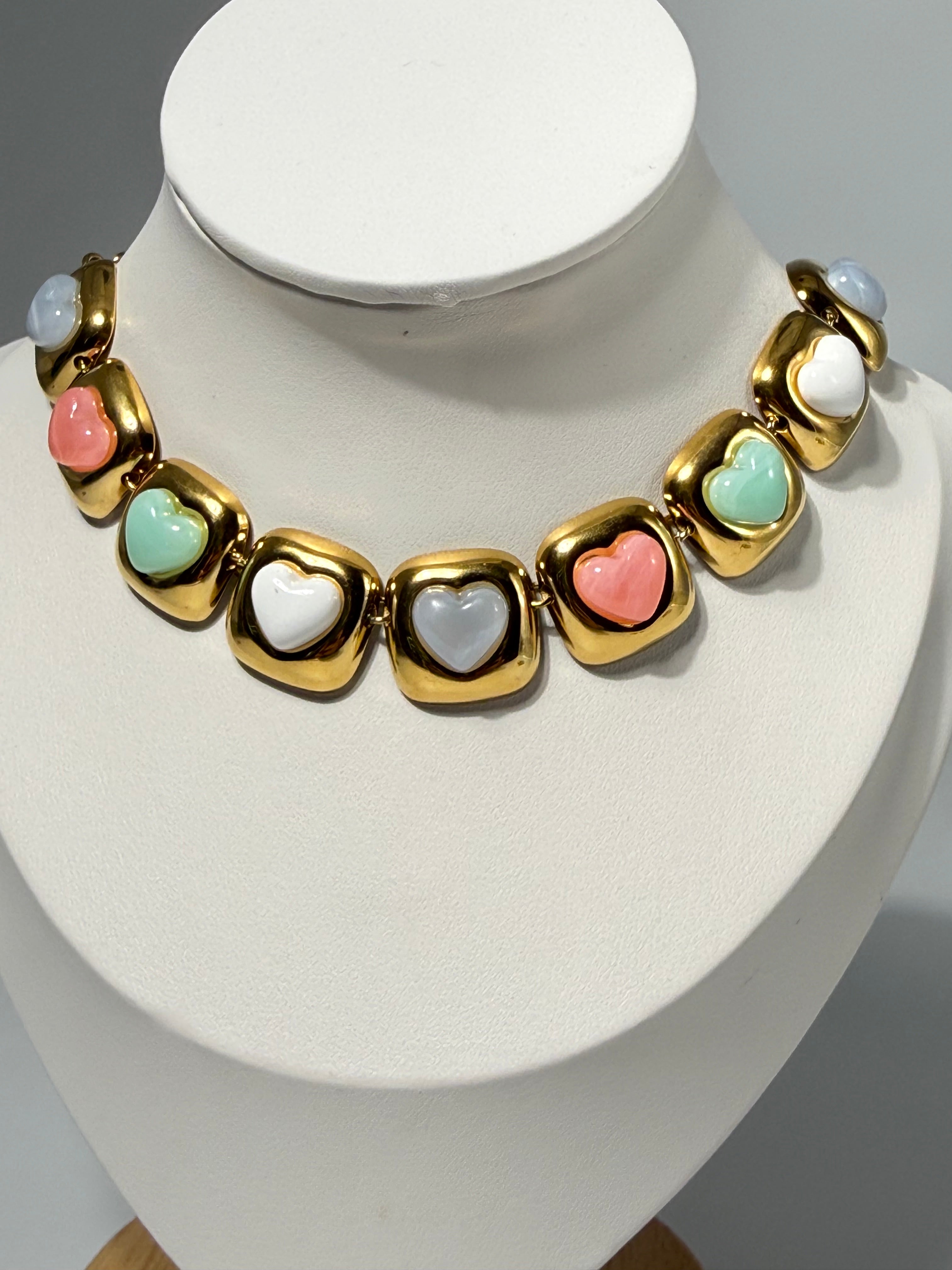 COLLANA CUORI CUBI