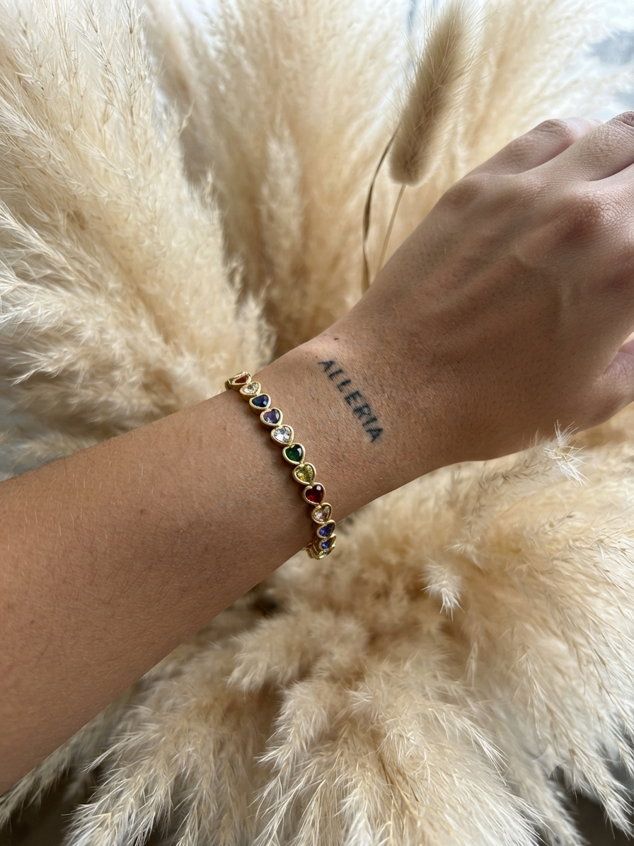 Bracciale Rigido Heart