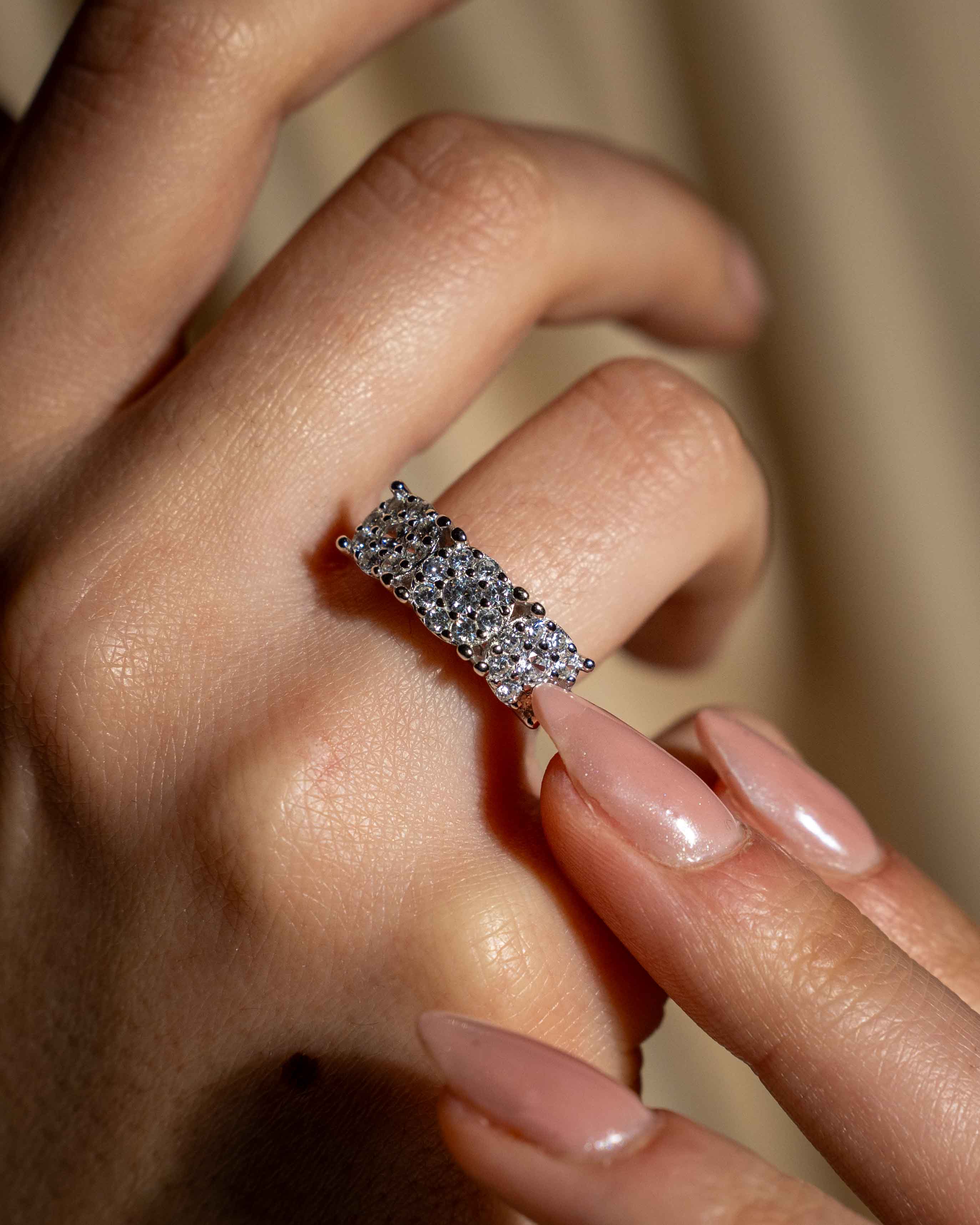 ANELLO TRILOGY SUPREME ARGENTO 925 E ZIRCONI