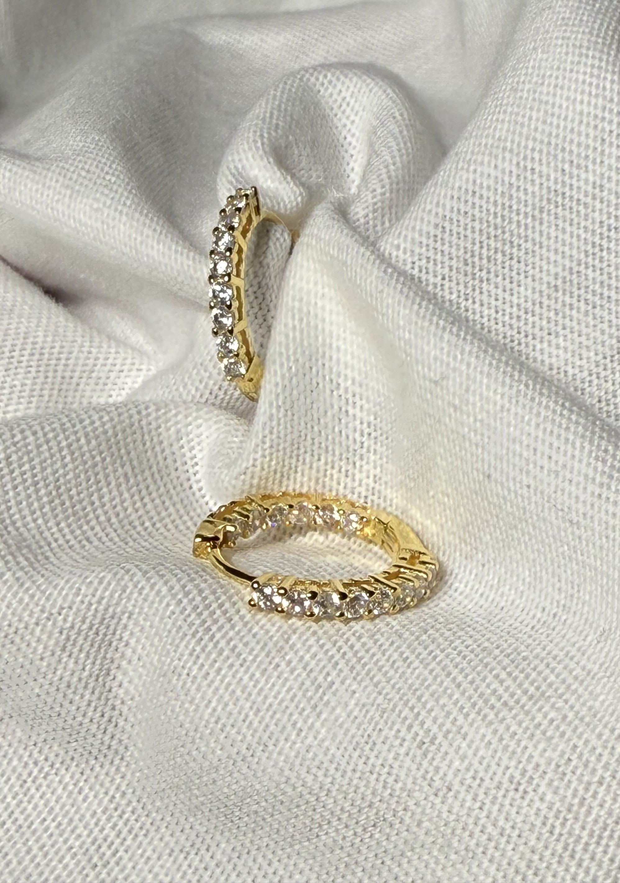 CERCHIETTO ZIRCONATO IN ARGENTO 925 COL.ORO