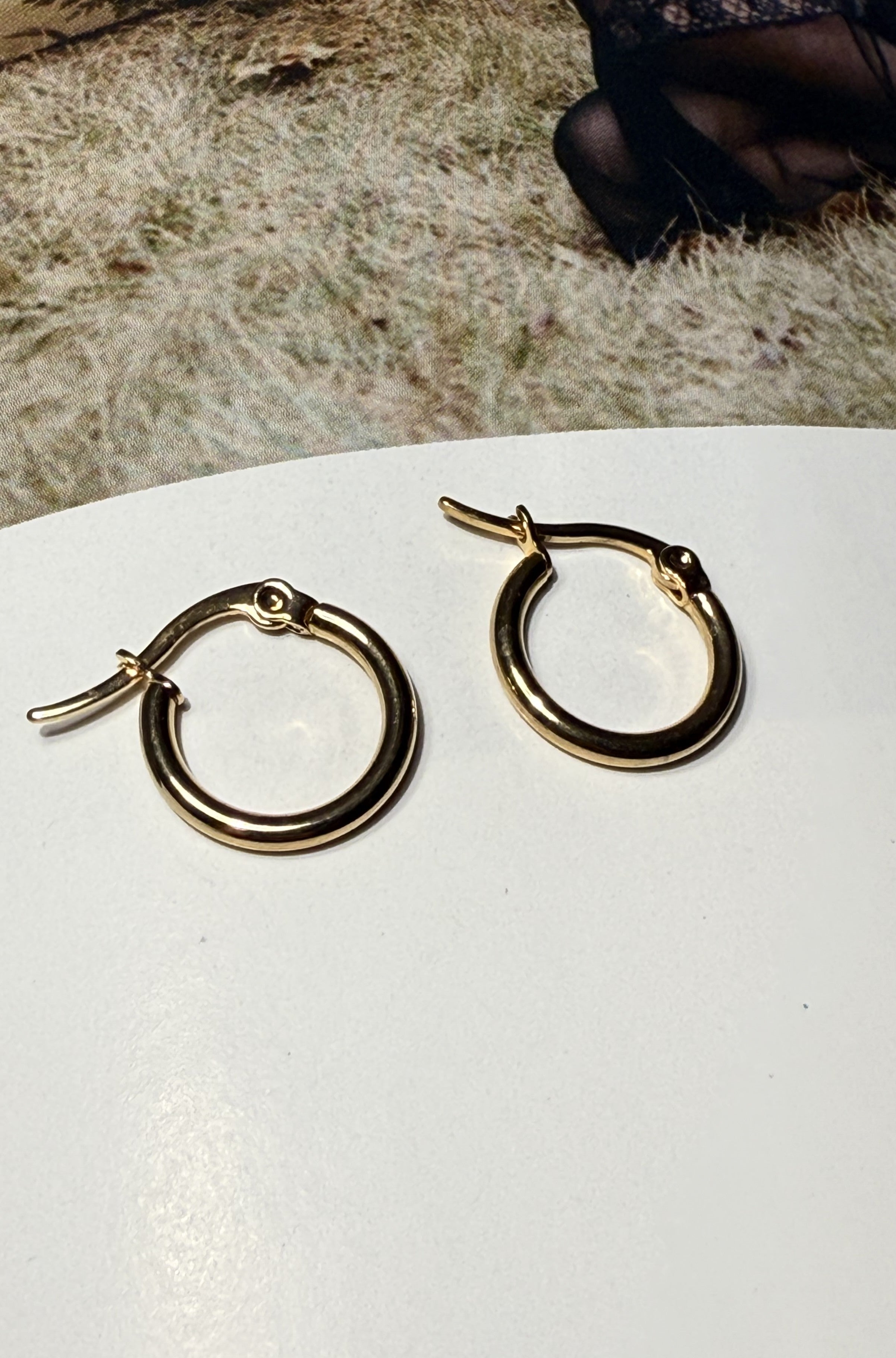 CERCHIETTO 2*15MM ACCIAO (NICKEL FREE) GOLD