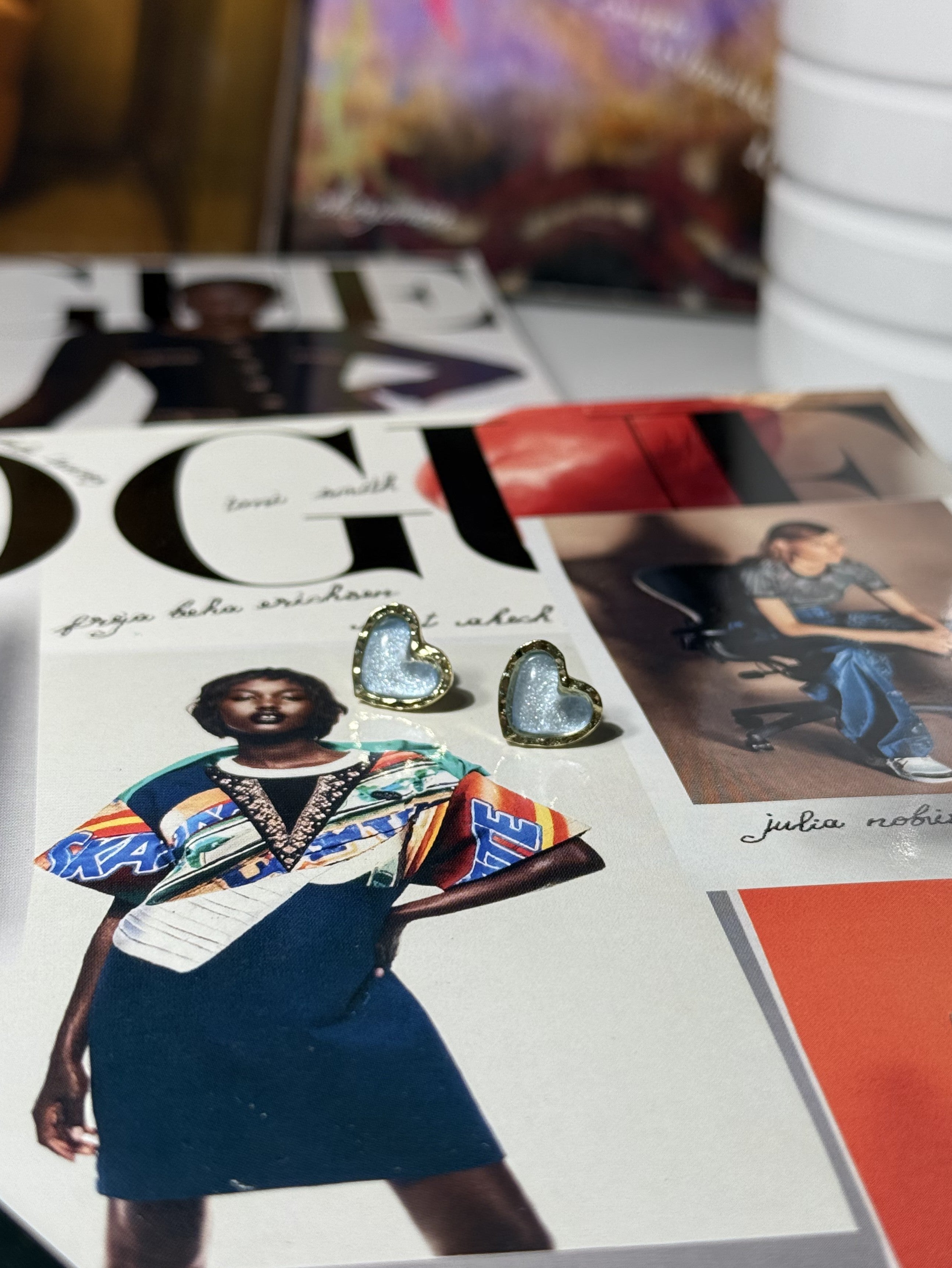 ORECCHINO CUORE DI ZUCCHERO ACCIAIO 304