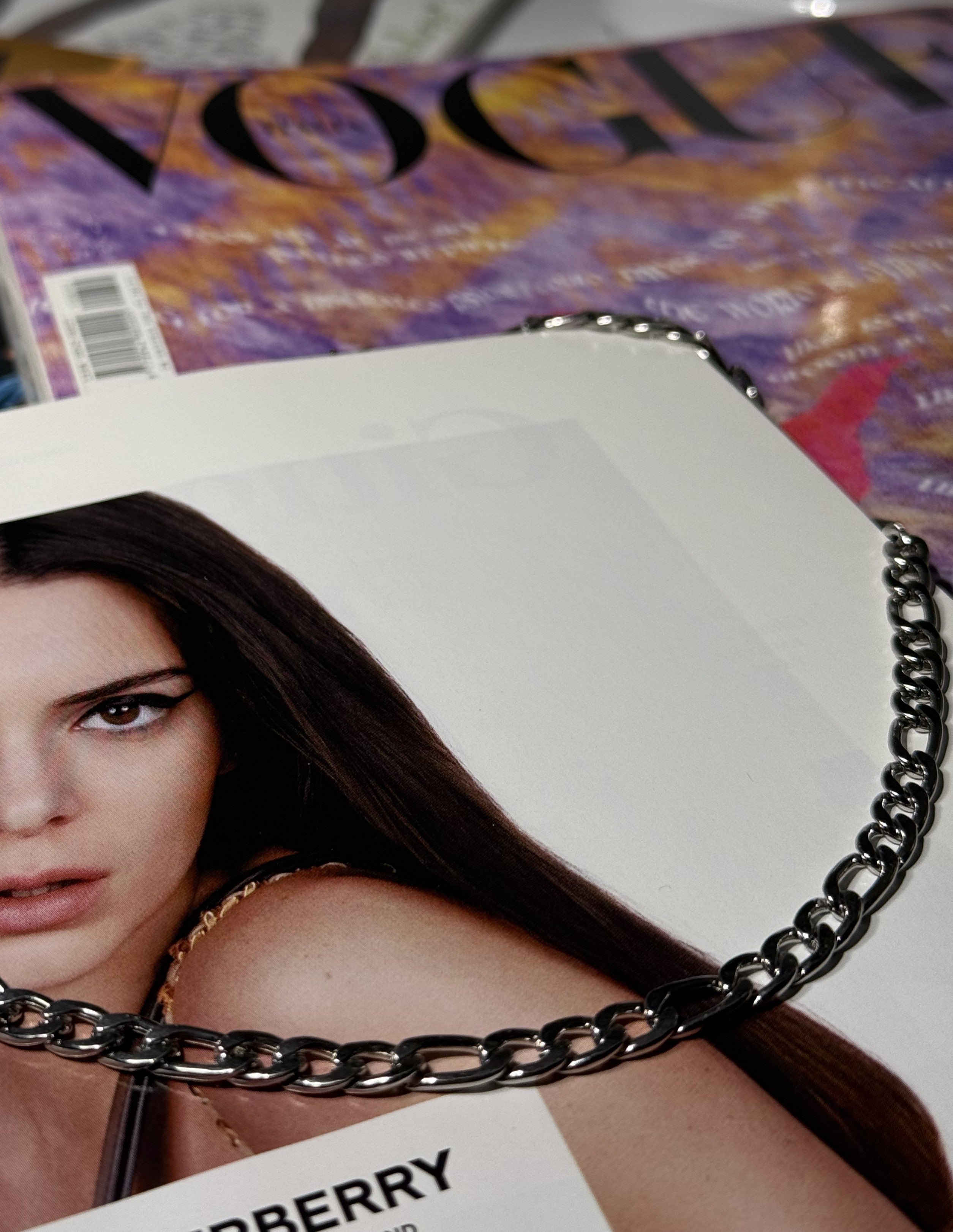 COLLANA CATENA BULL ACCIAIO (NICKEL FREE)SILVER