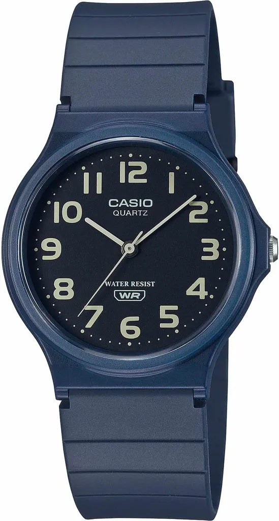 OROLOGIO CASIO MQ-24UC-2BDF CASUAL IN RESINA BLU DISPLAY ANALOGICO NERO