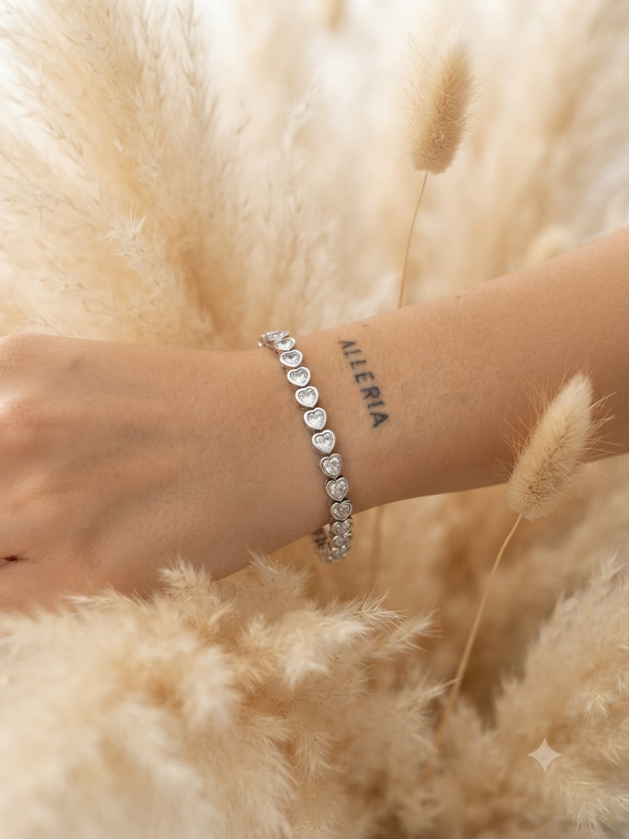 Bracciale Rigido Heart