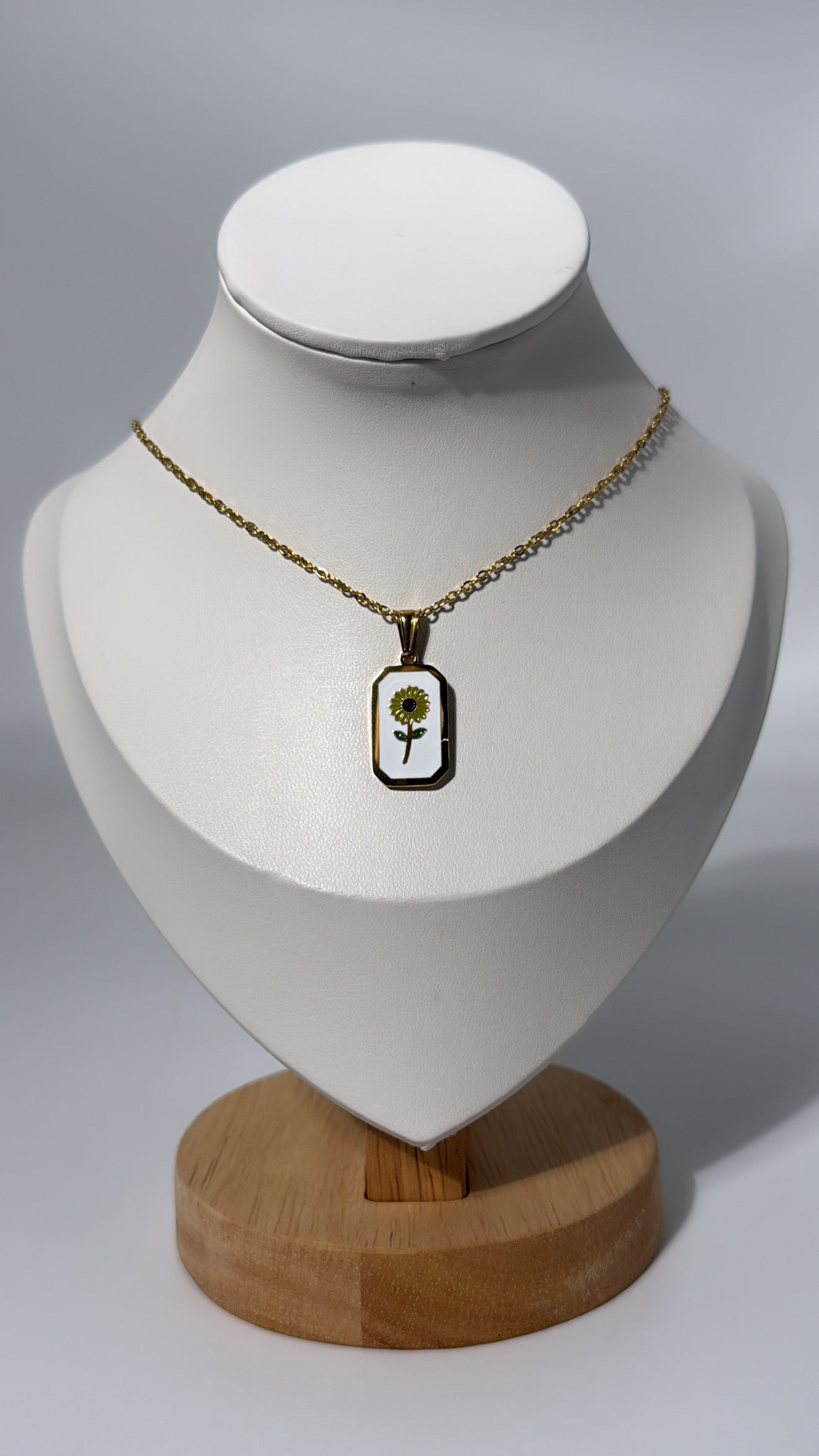 COLLANA MEDAGLIA GIRASOLE